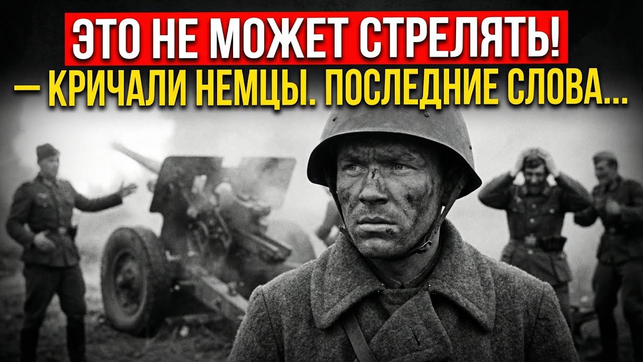 ОДИН СОЛДАТ. ОДНА ПУШКА. 11 ТАНКОВ. Немцы не поверили своим глазам..