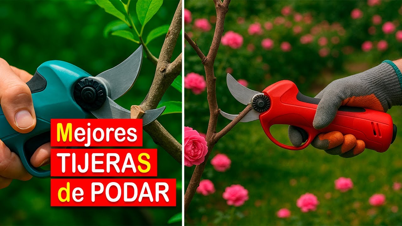 5 Mejores TIJERAS de PODAR Electricas 2025 ✅