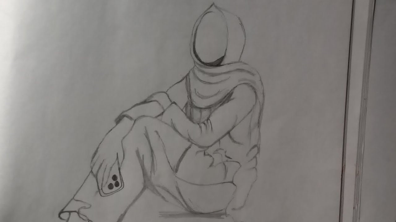 Figure Drawing Practice | Emotional Pencil Sketch
