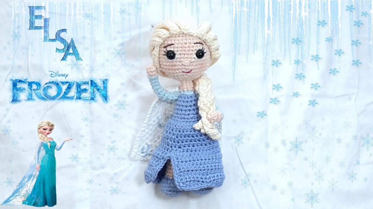 👸❄ ELSA DE FROZEN / AMIGURUMIS / TUTORIAL PASO A PASO  ( TERCERA PARTE  )👸❄