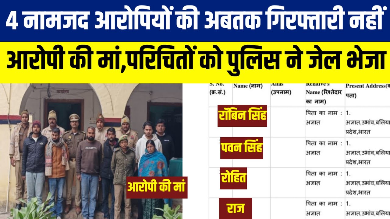 Ballia : आयुष यादव हत्याकांड मामला | 6 साजिशकर्ता गिरफ्तार  | नामजद आरोपियों की अबतक गिरफ्तारी नहीं