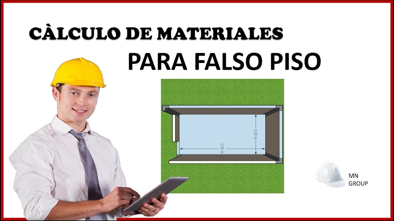 Cómo calcular materiales🧐 para FALSO PISO * METRADO FALSO PISO *