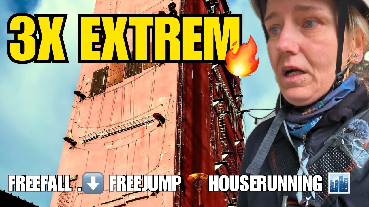 „Ich hab ALLES am TurmX gemacht – Freefall, Freejump & Houserunning 😱🔥“
