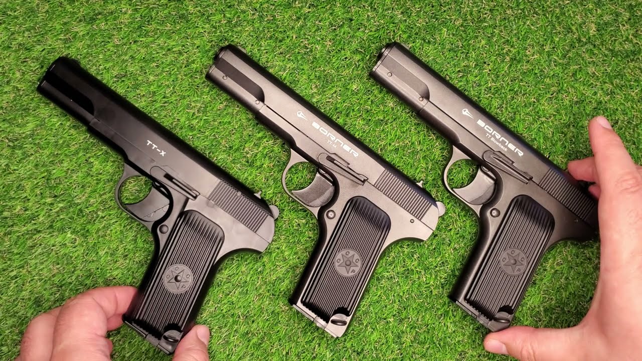 Пневматический пистолет ТТ Тульский Токарев Borner, Crosman, Gletcher