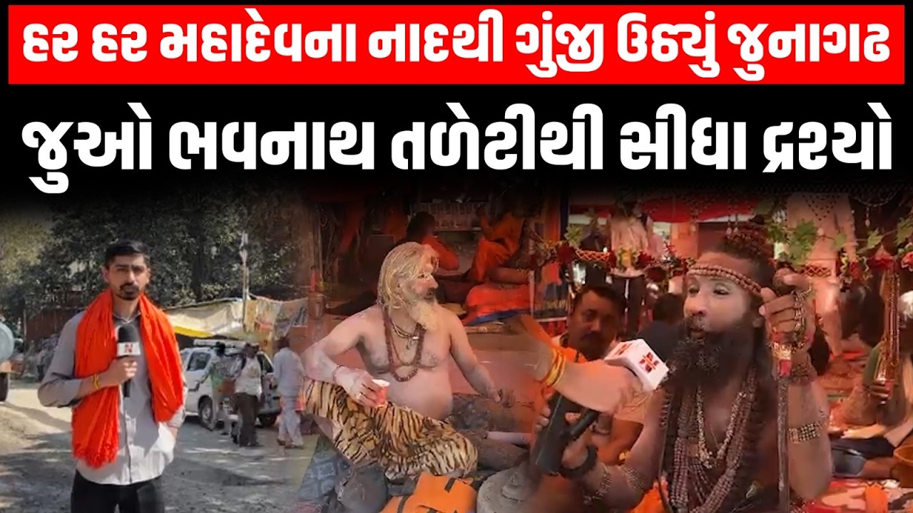 Junagadh: ભવનાથ તળેટીમાં મહાશિવરાત્રીના મેળાનો કેવો છે માહોલ જુઓ સીધા દ્રશ્યો | Newz Room Gujarat