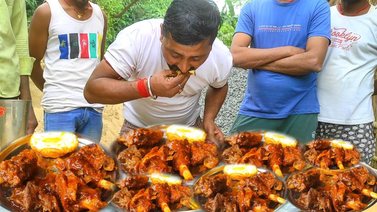 Mutton&chicken eating and win₹2100, एसा मुकाबला पहली बार जो कम समय मे खाएगा वही 2100₹ जीतकर जाएगा,