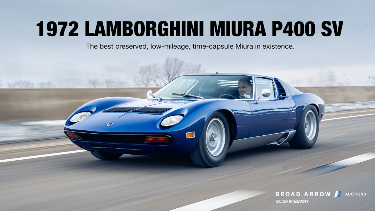 The Ultimate Miura | 1972 Lamborghini Miura P400 SV | Broad Arrow Auctions