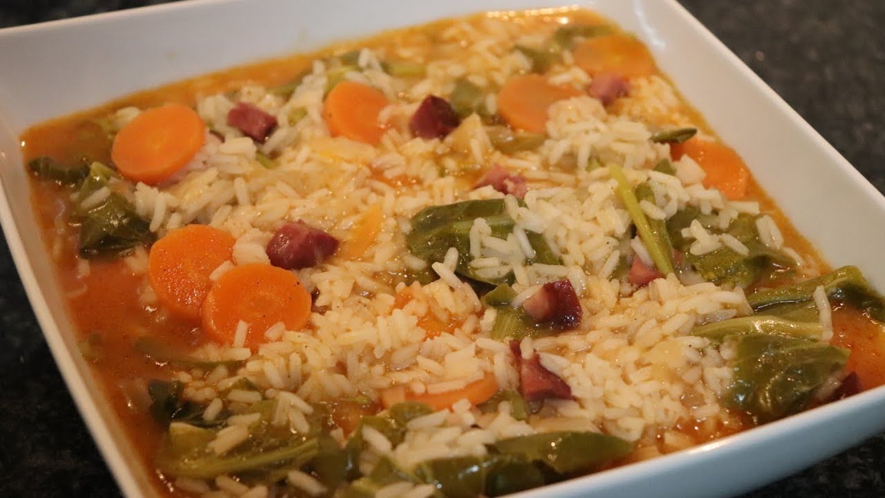 Arroz de Grelos e Chouriço | Ótimo Acompanhamento!