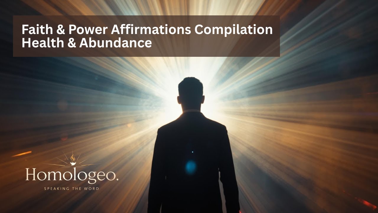 Powerful Confessions - Health and Abundance Faith Affirmations Compilation | Homologeo Daily #faith