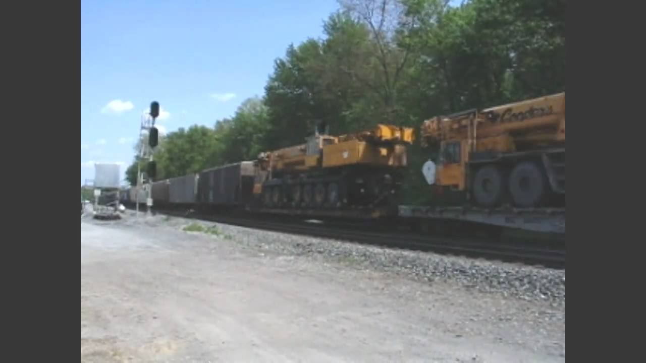 CSX - QUICK CATCH - CRANE FLATCAR LOADS