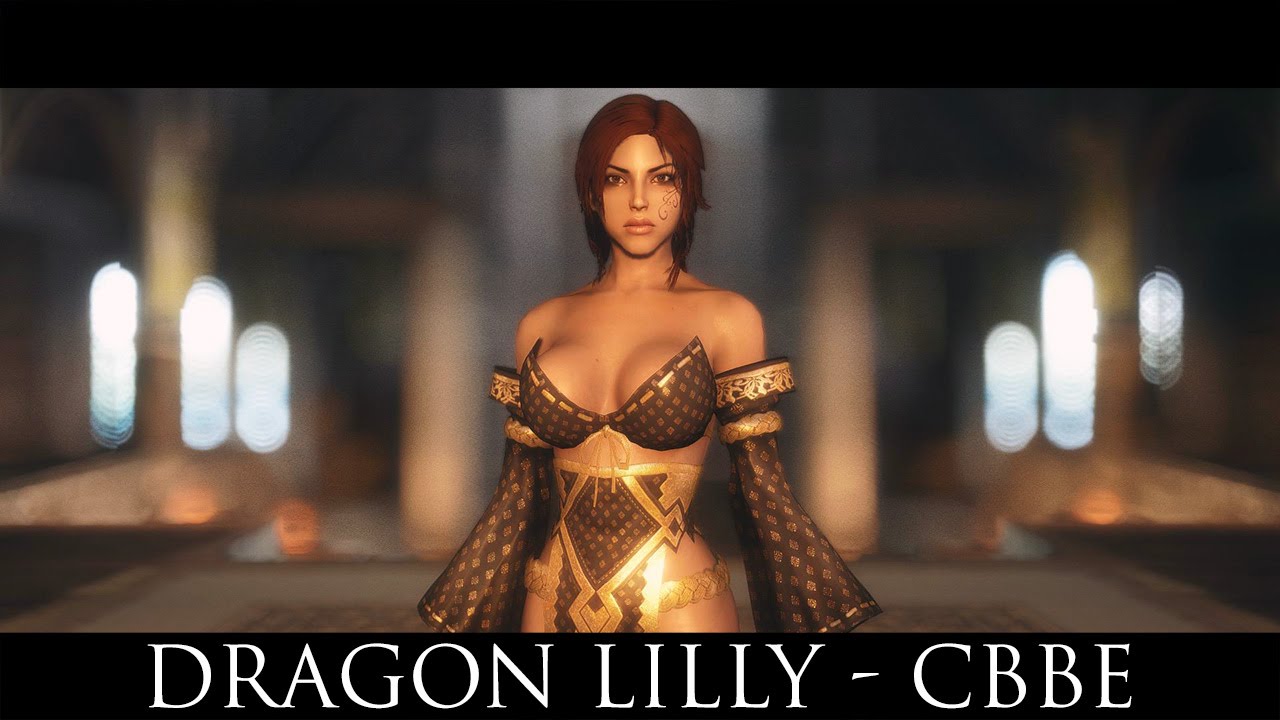 TES V - Skyrim Mods: Dragon Lilly - CBBE
