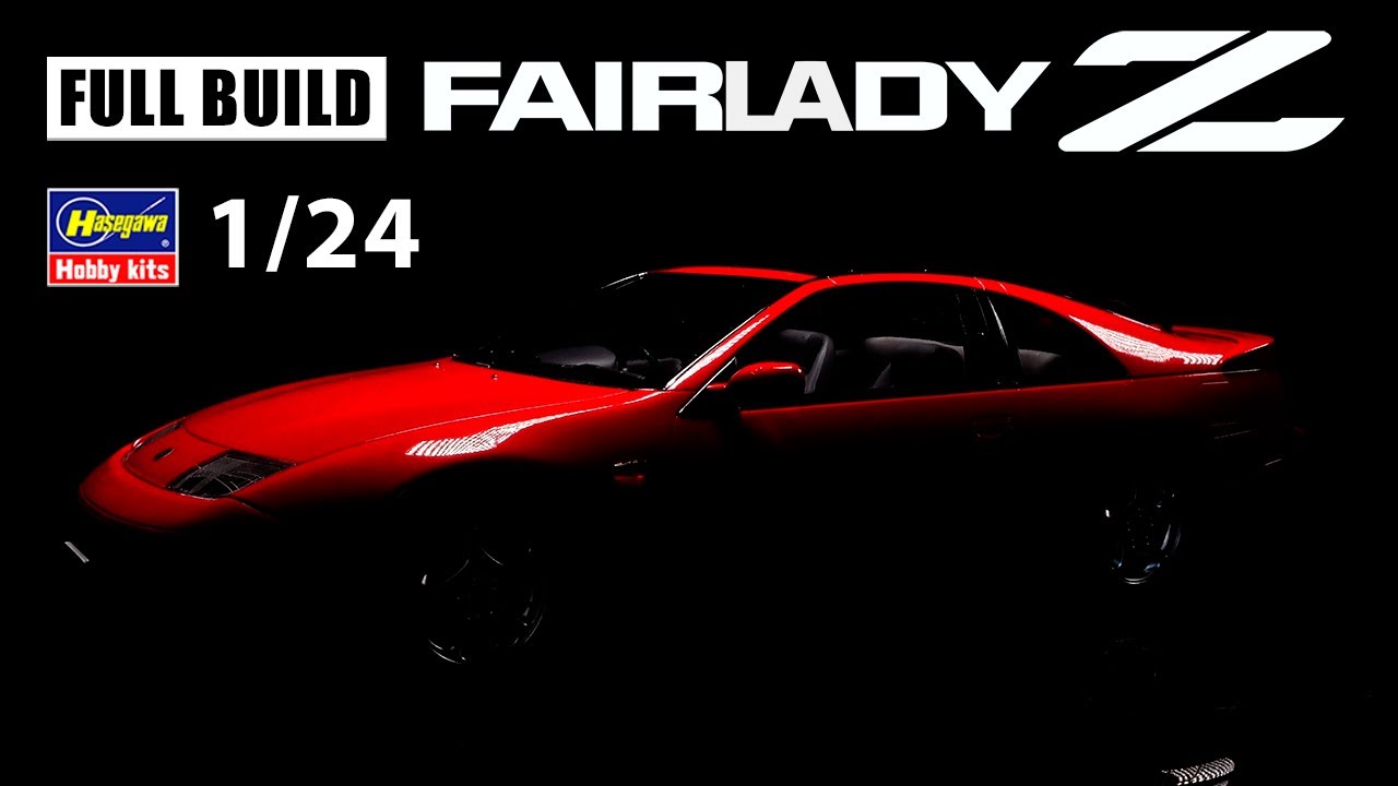 Hasegawa 1/24 NISSAN FAIRLADY Z(Z32) 300ZX TWIN TURBO 2by2(1989) | Full Build |