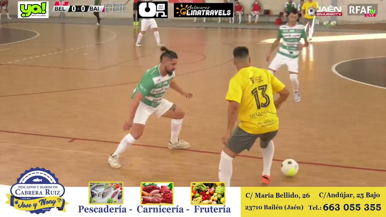 🚨DIRECTO TV | FÚTBOL SALA | CD Bélmez ATCO - Green Energy Bailén 2008  (Sábado 14, 18:00 horas)