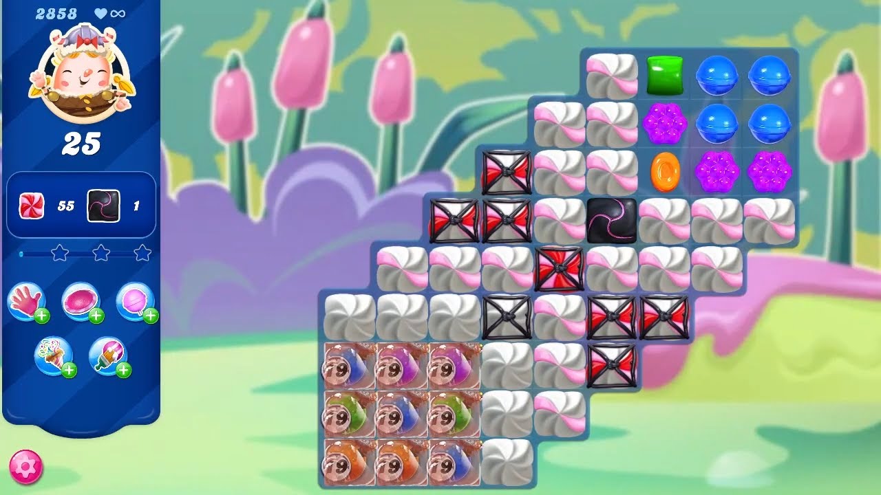 Candy Crush Saga LEVEL 2858 NO BOOSTERS