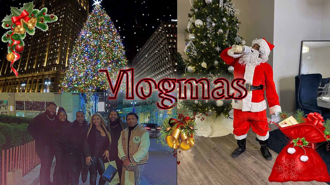 VLOGMAS DAY 1 : BLAIRS BDAY DINNER • NIGHT OUT WITH FRIENDS •HELPING NINI EDIT HER VLOG | DameDash
