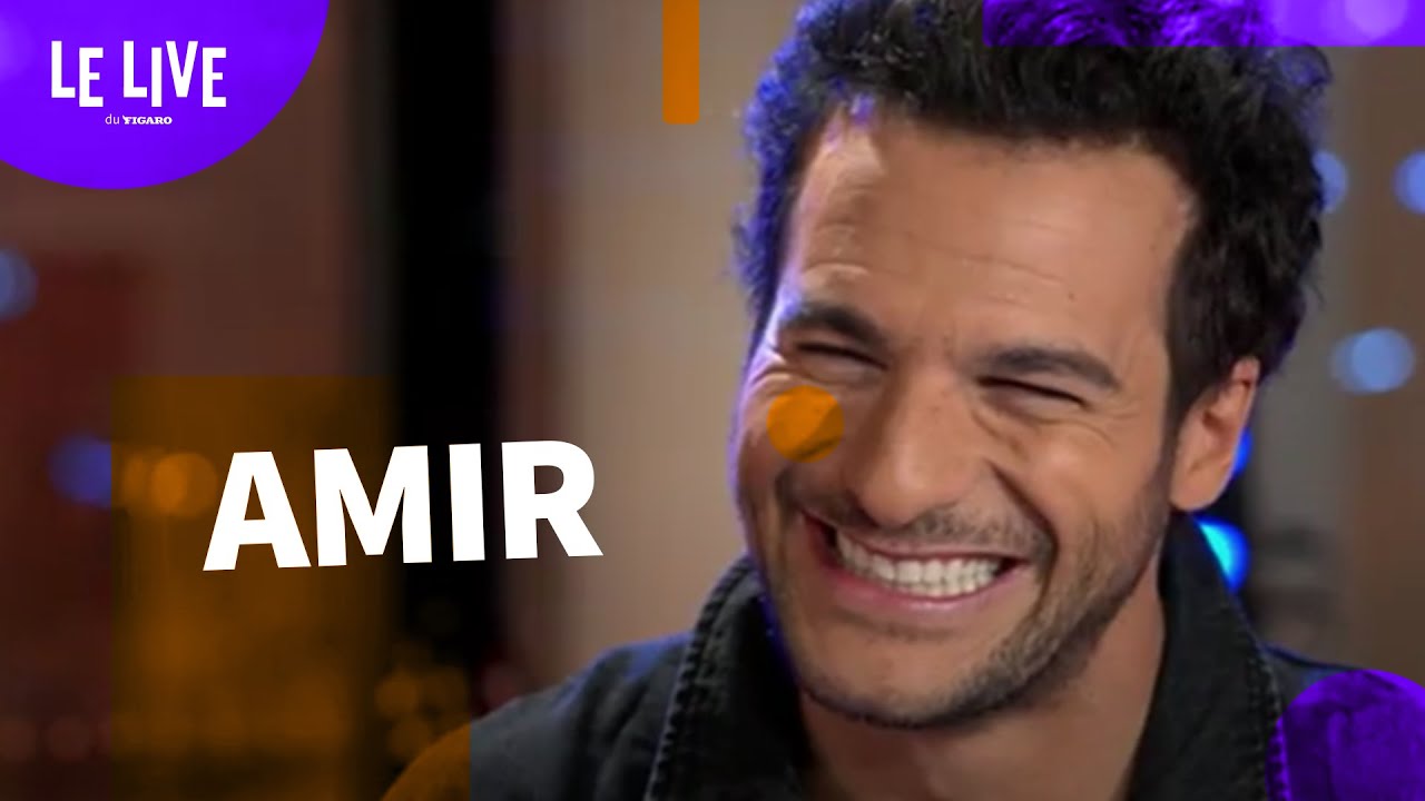 Amir est l'invité du Live du Figaro @Amirofficiel