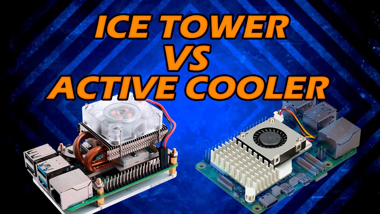 Ice Tower VS Active Cooler Raspberry Pi 5 -- Comparativa y stress test