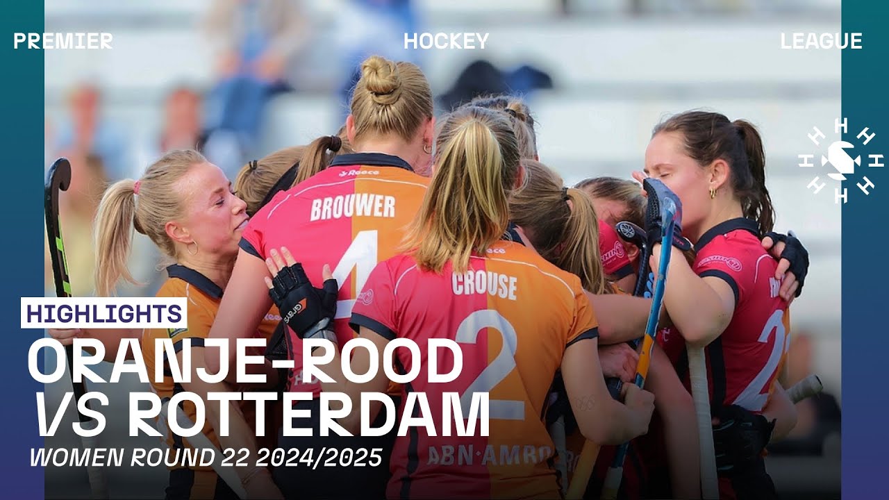 Prachtig afscheid clubicoon SCHEERLINCK 🧡❤️ OR - ROT 🏑 Tulp Hoofdklasse Dames ‘24/’25 | Samenvatting