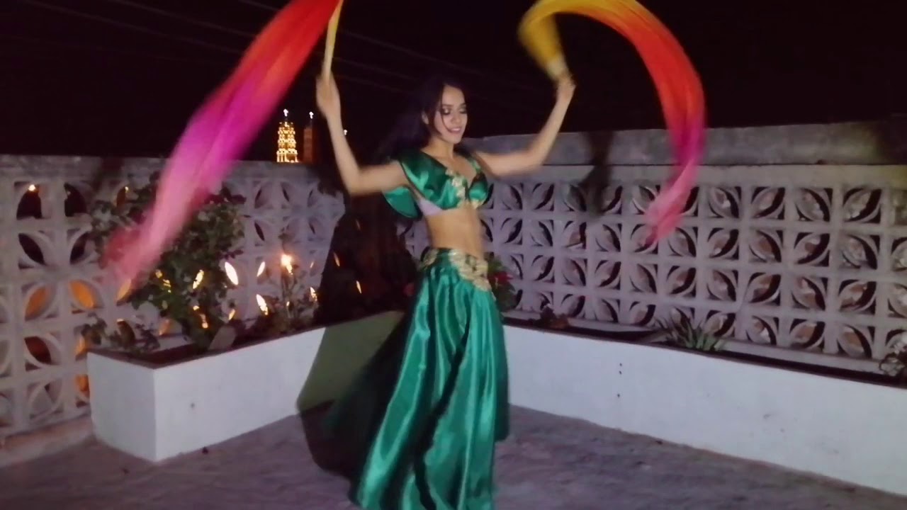 Danza Árabe Abanicos de seda