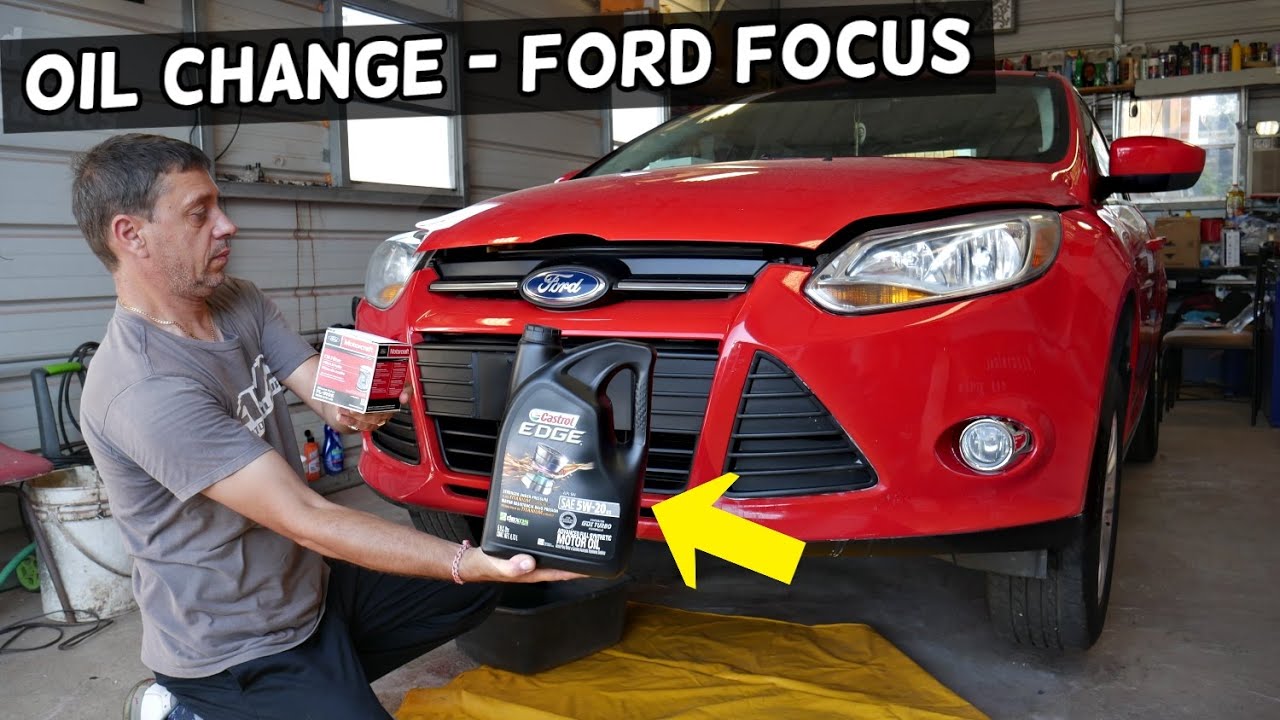 HOW TO CHANGE ENGINE OIL ON FORD FOCUS 2012 2013 2014 2015 2016 2017 2018 2019