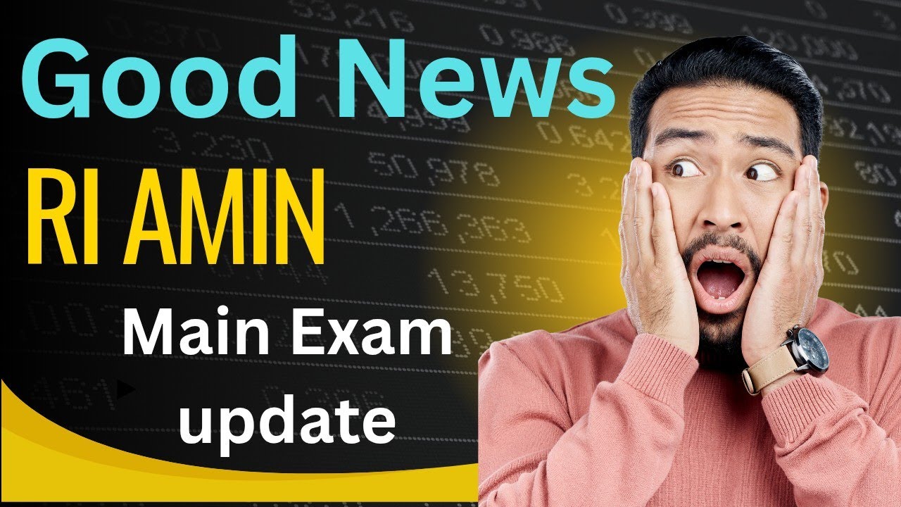 Good News || Ri amin main exam date || ri cut off || ସବୁ problem ର solution || ri amin exam update 