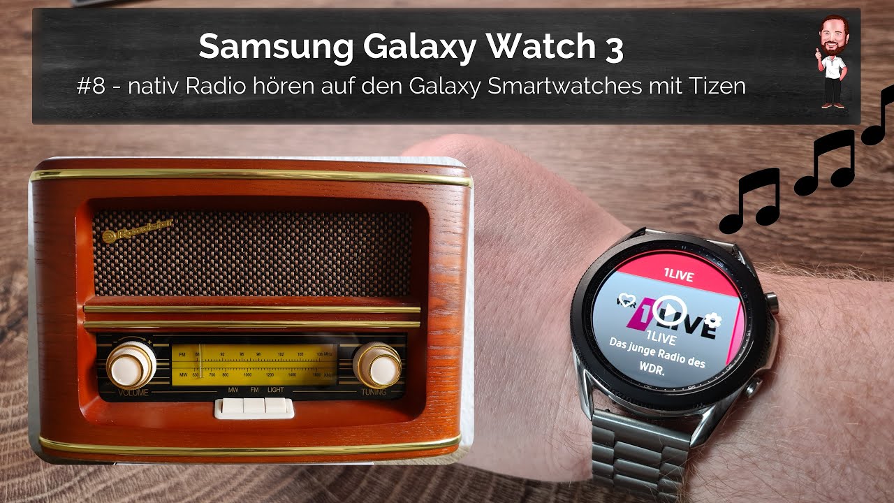 Samsung Galaxy Watch 3 | #8 - nativ Radio hören auf den Samsung Smartwatches mit Tizen