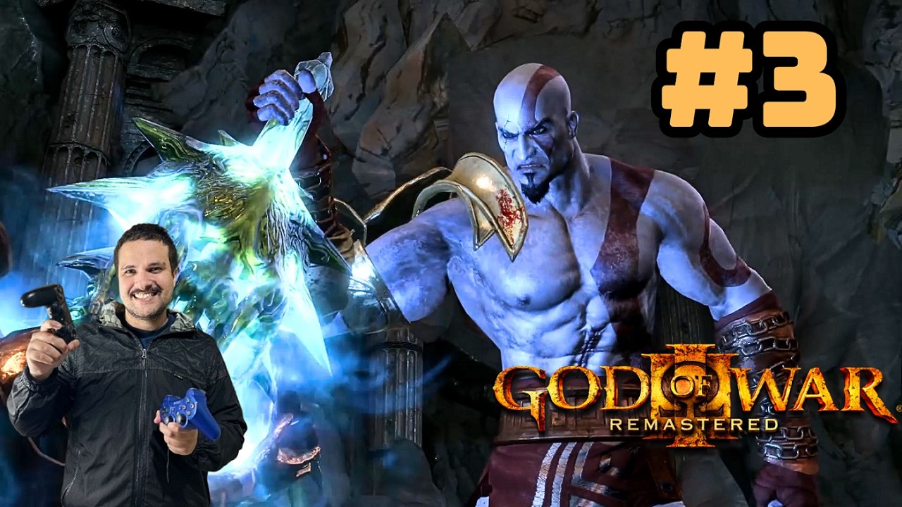 GOD OF WAR 3 REMASTERED -  KRATOS RECUPERA A LAMINA DO OLYMPO - MODO HARD #2 | JVG
