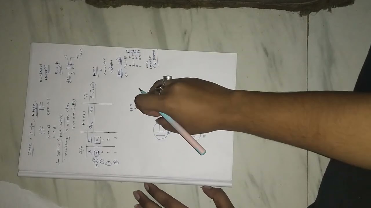 Implementation of NOR Gate using N-Channel MOSFETs 