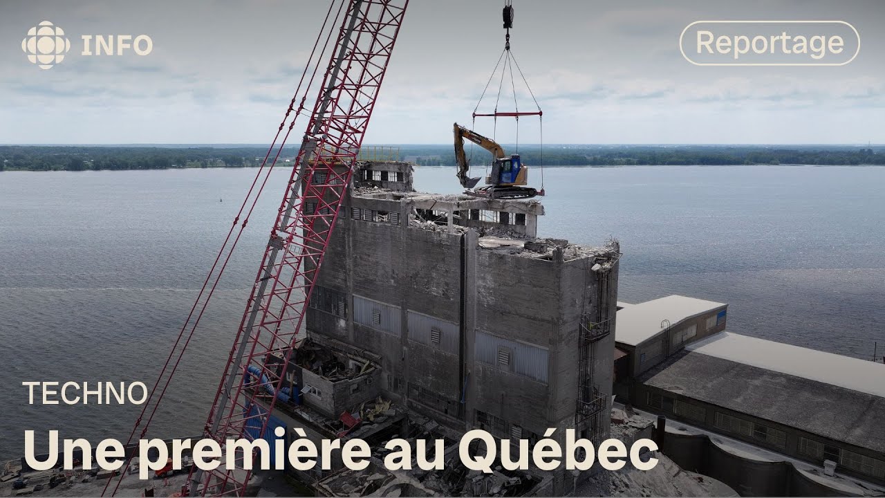 Une technique de démolition innovante : détruire à haute altitude en télécommandant d’en bas