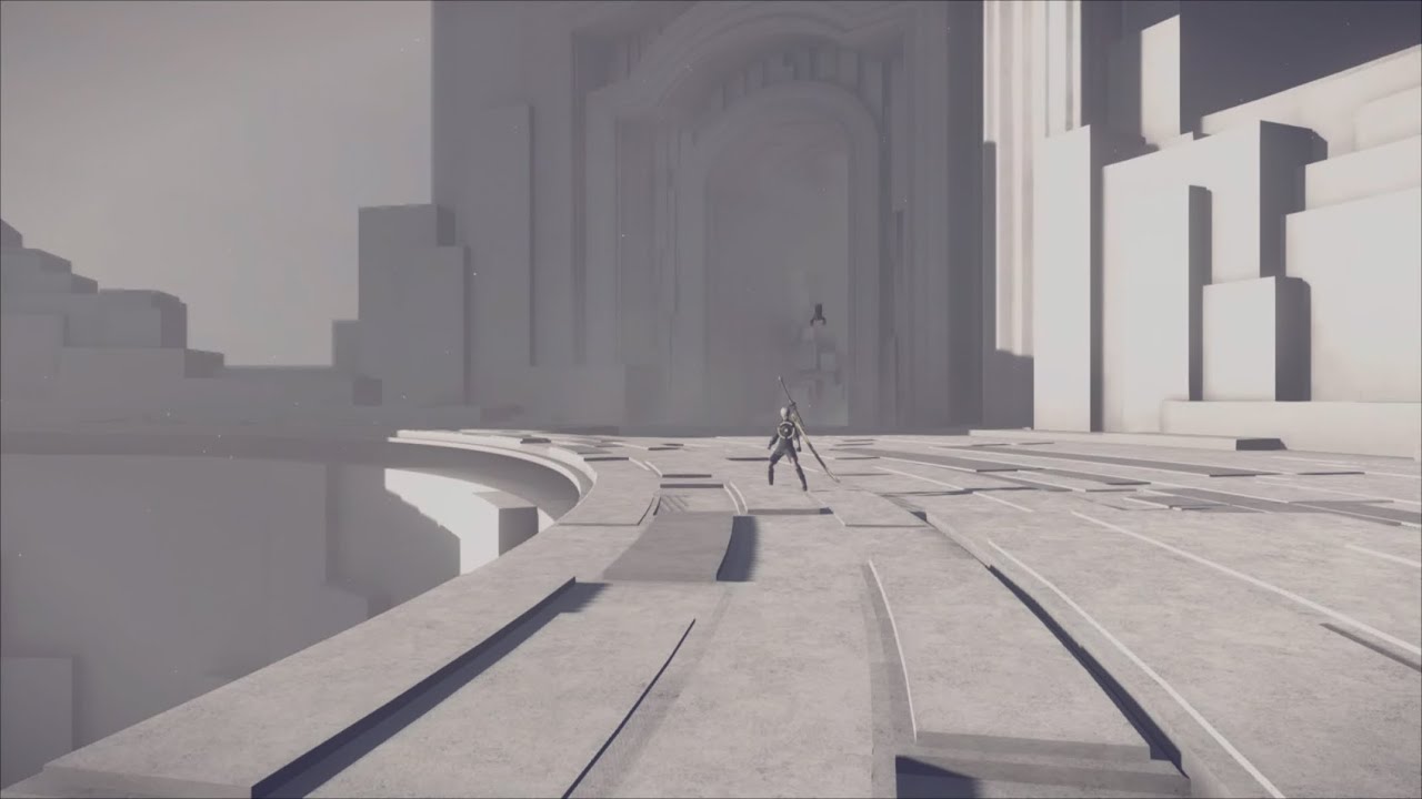 NieR Automata, The Tower last floor ambience
