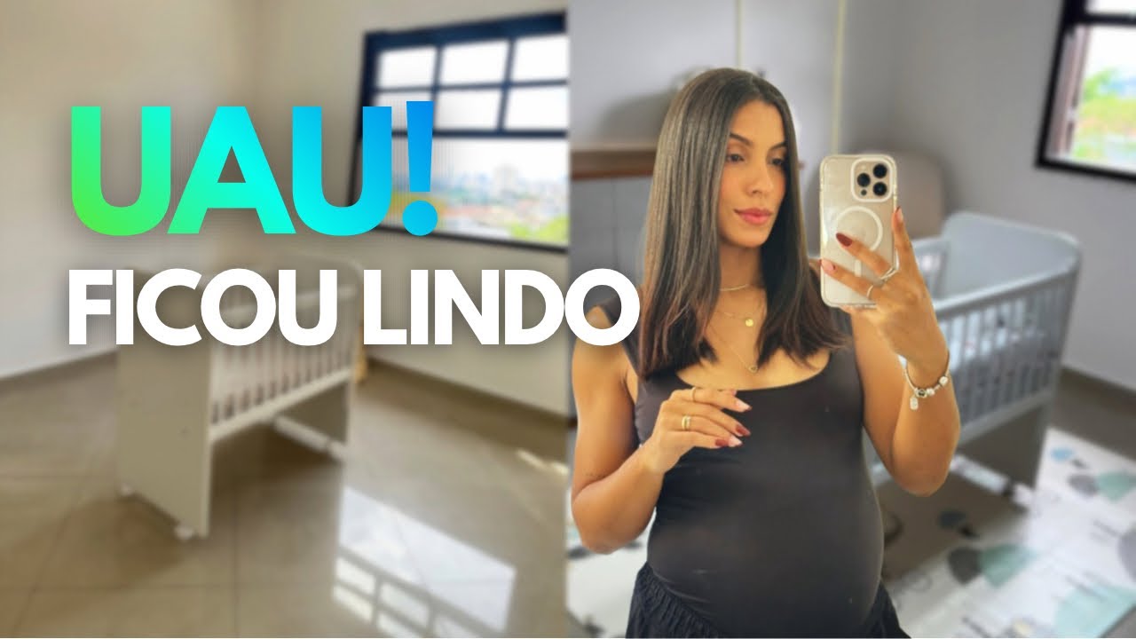 O quarto do meu bebê finalmente ficou pronto | Tour completo 🧸✨ 