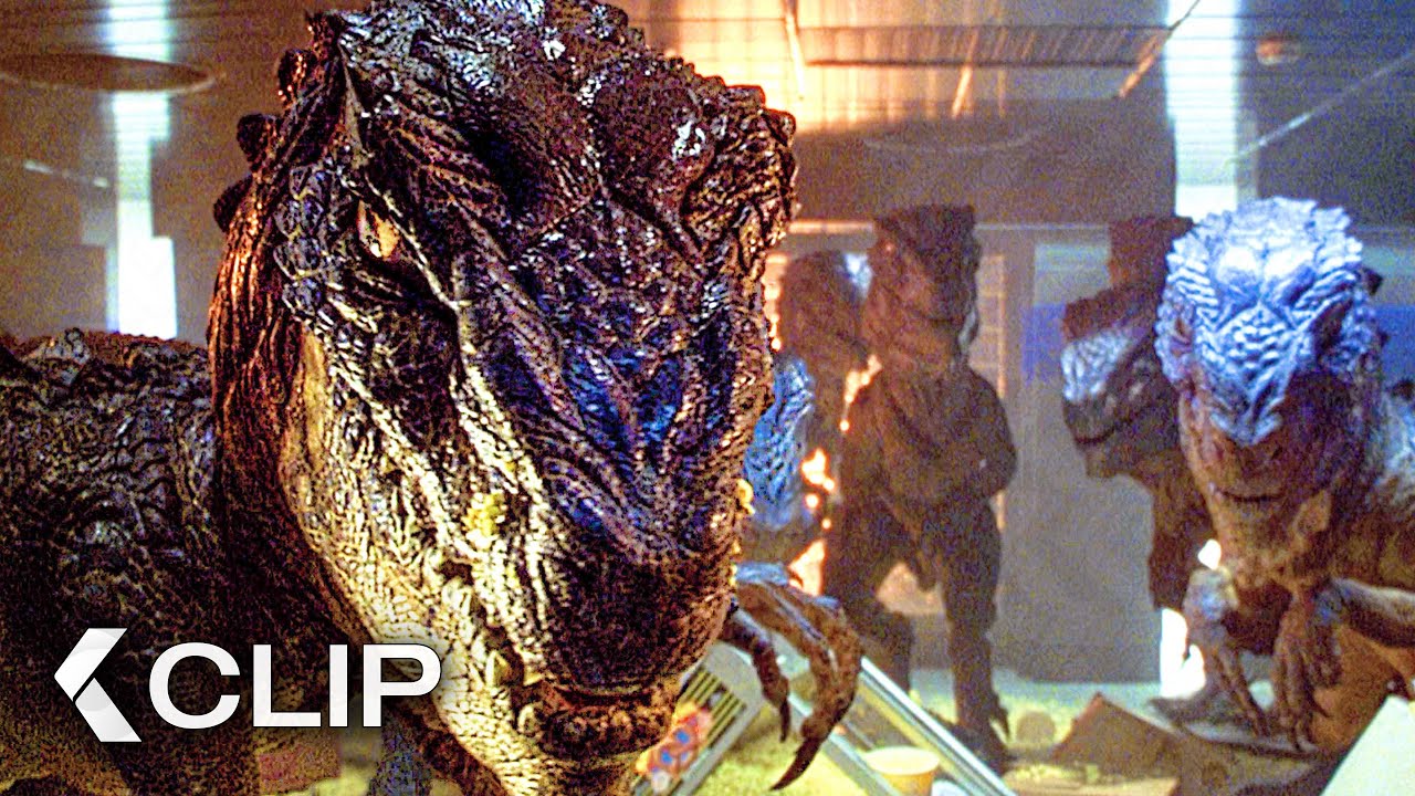 Trapped With The Baby Godzillas - GODZILLA Clip (1998) Matthew Broderick, Jean Reno
