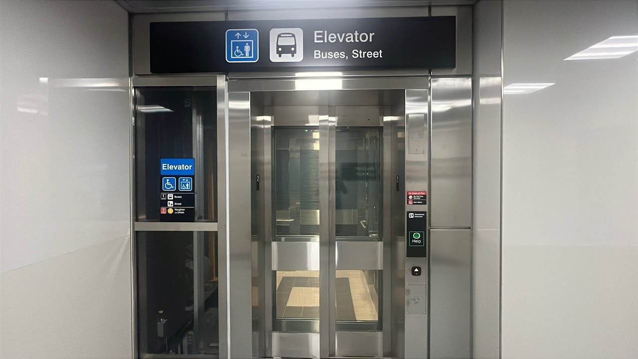 Brand New Elevators at Toronto TTC Rosedale Subway Station 10/4/2025