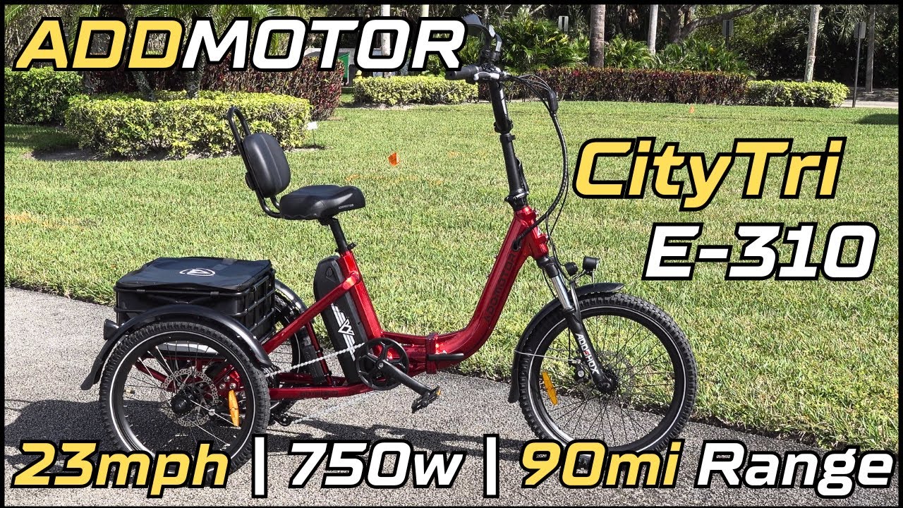 Обзор электрического трехколесного велосипеда Addmotor Citytri E-310: лучше, чем Lectric XP и Rad...
