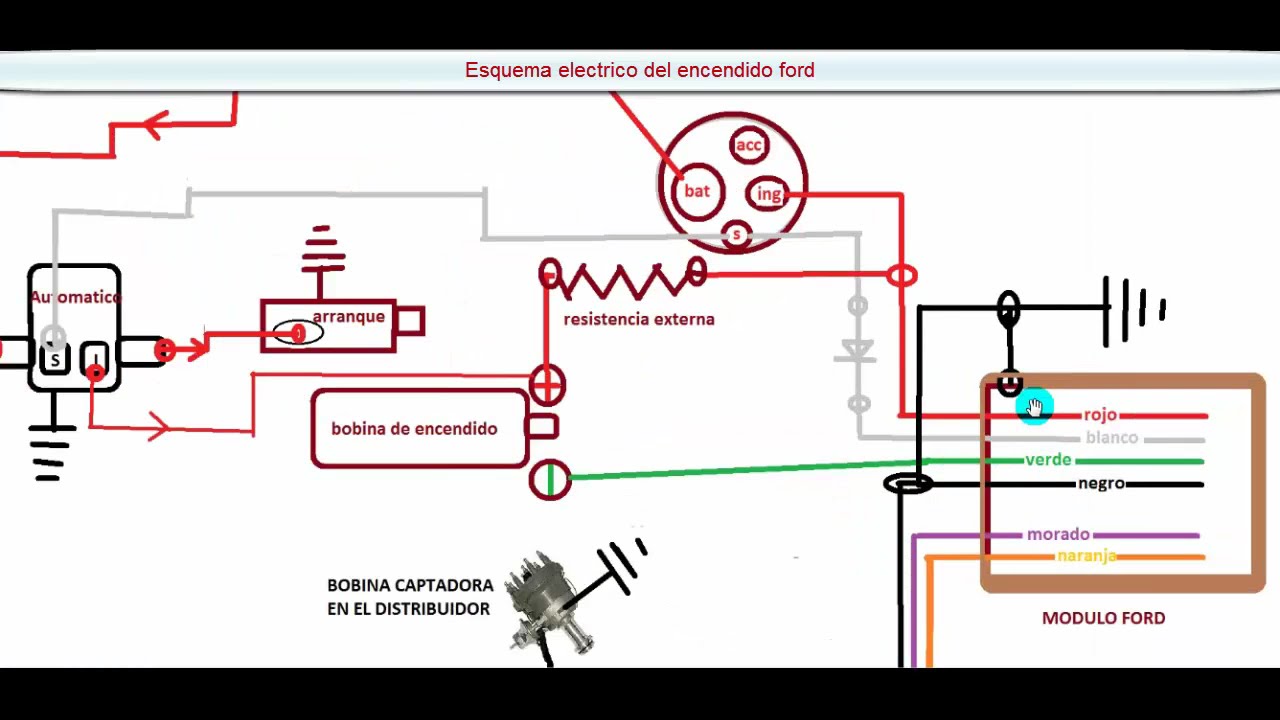 Encendido electrónico  ford, modulo, hagalo usted mismo...
