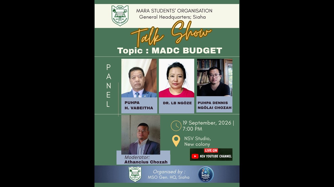 LIVE | MSO Talkshow on MADC Budget