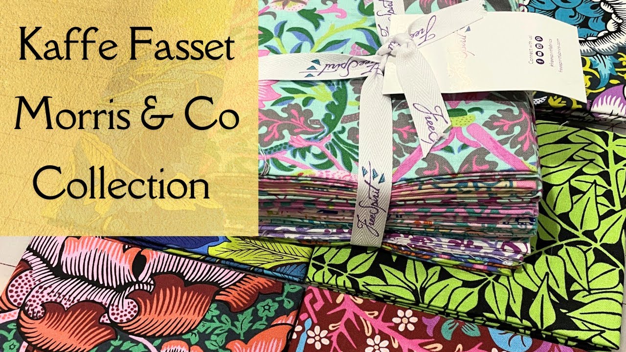 Давайте посмотрим на коллекцию тканей Kaffe Fassett + Morris — Vlogmas, день 3 #etsyshop