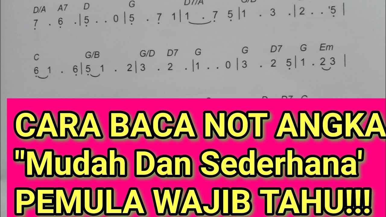 Tutorial Baca Not Angka - Lagu KJ PKJ