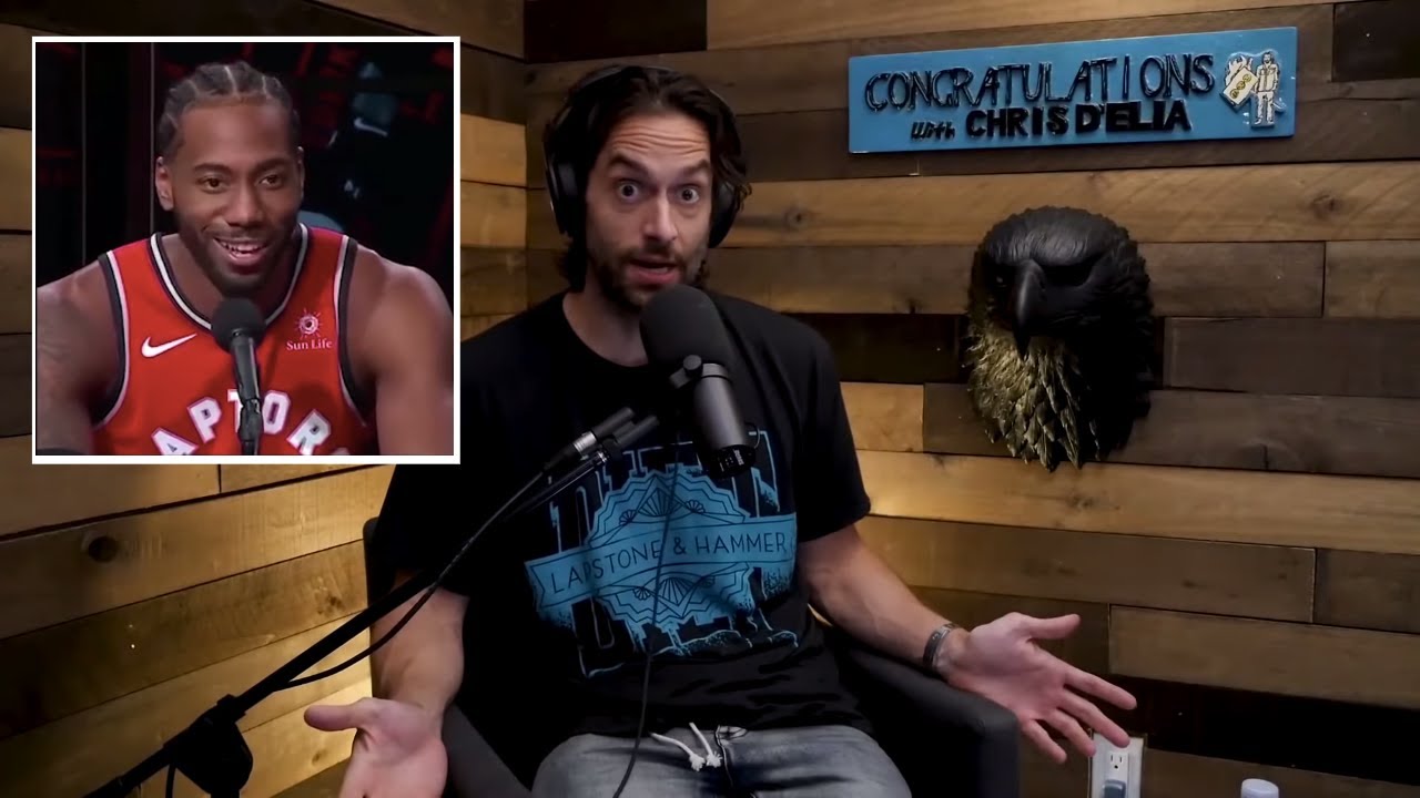 Chris D'Elia Reacts to Kawhi Leonard's Laugh