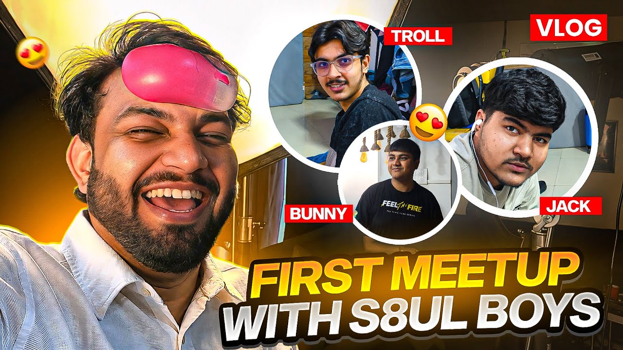 S8ul FREEFIRE Lineup Se Pheli Bar Mila - #funny #s8ul #vlog 
