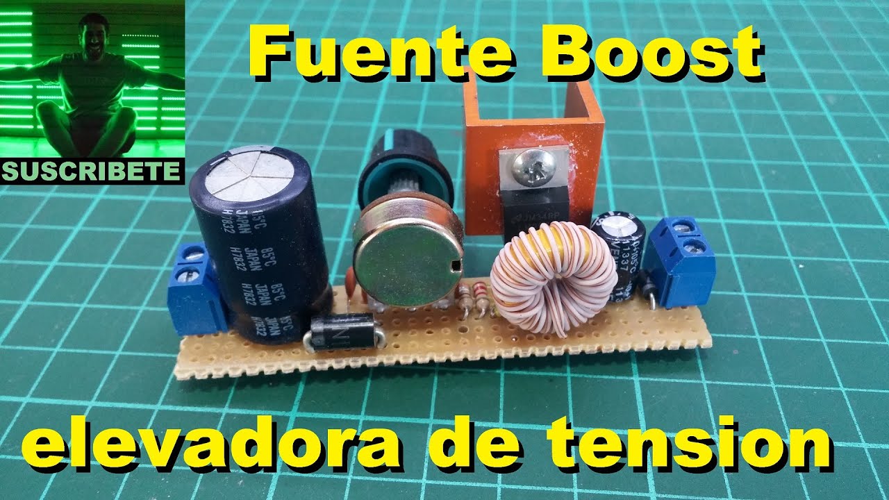 Fuente dc-dc elevadora de tension (boost converter)