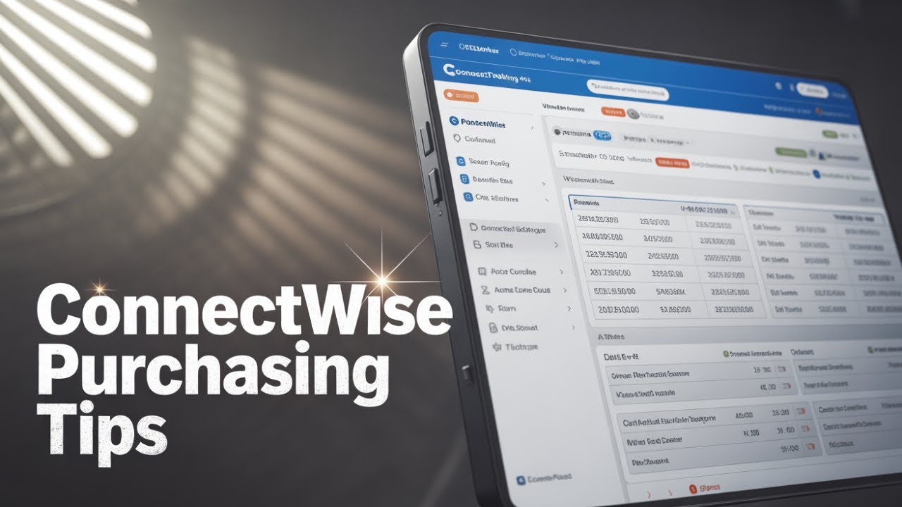 Maximize Your Efficiency: Deep Dive into ConnectWise PSA Purchasing Module
