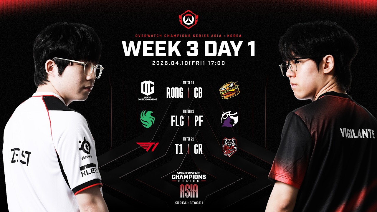 2026 OWCS ASIA l KOREA STAGE 1 - Week 3 Day 1