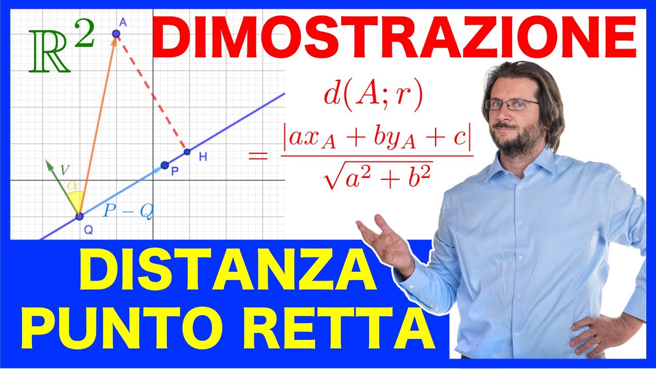 Distanza punto retta, dimostrazione