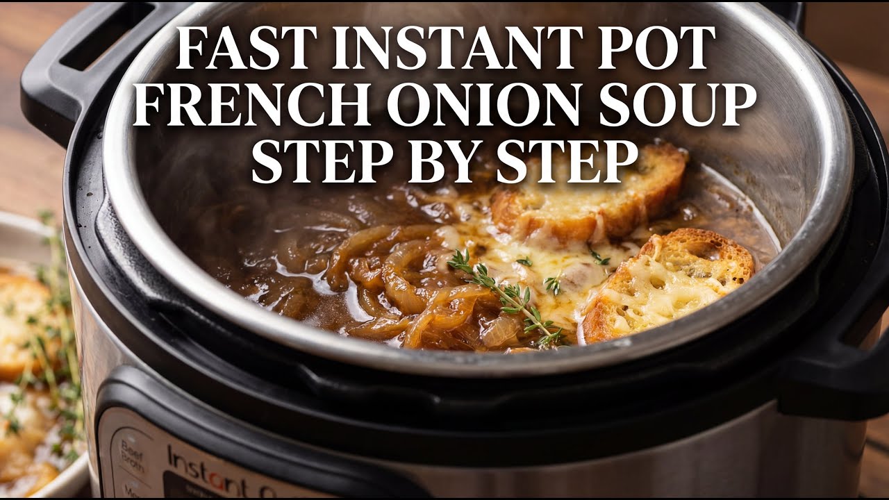 Fast Instant Pot French Onion Soup Cooking Guide Step By Step