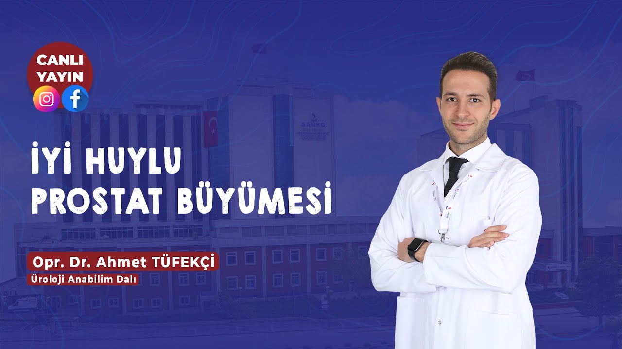 Canlı yayın konuğumuz, Op. Dr. Ahmet Tüfekçi “İyi Huylu Prostat Büyümesi” konusunda oldu.
