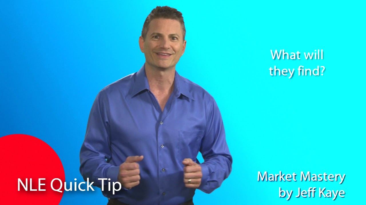 NLE Quick Tip: Market Mastery Re-Release by Jeff Kaye