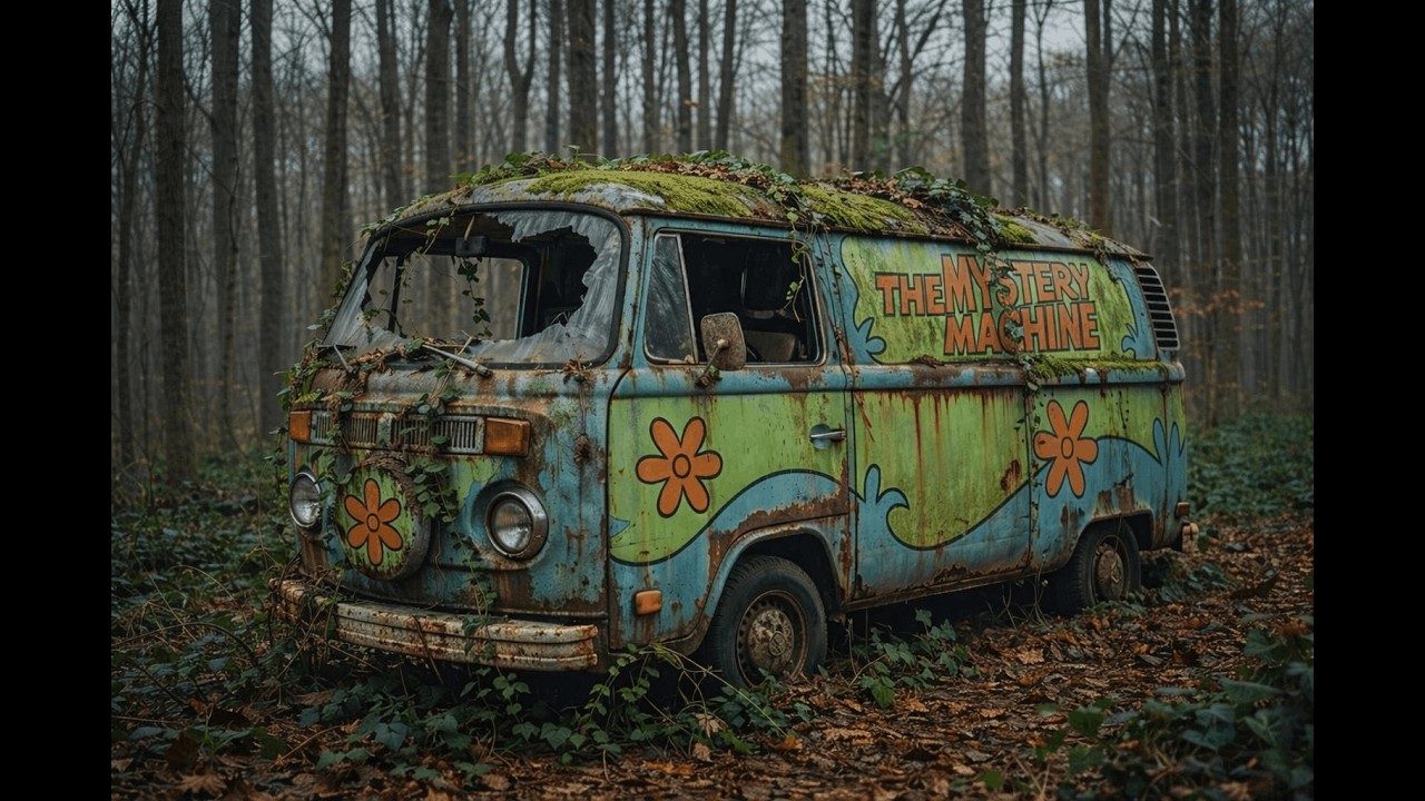 ASMR Car Restoration - Restoring The Mystery Machine (Scooby-Doo) Van