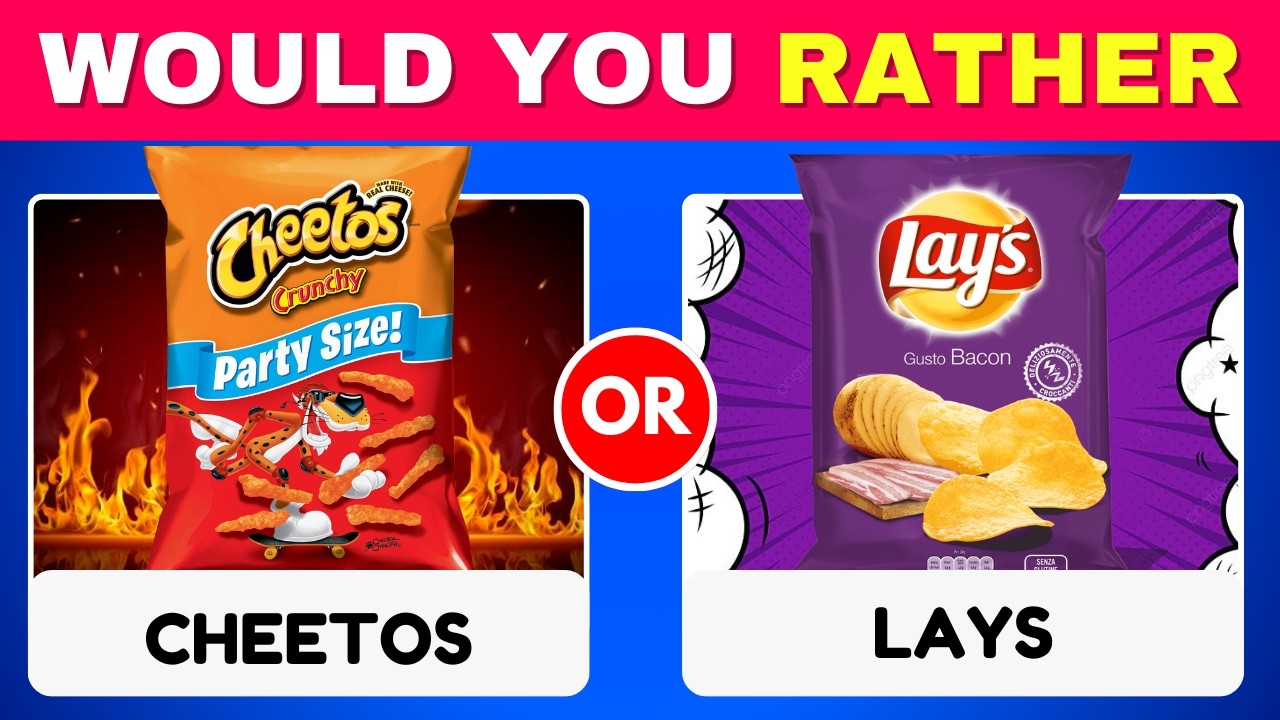 Would You Rather...? Junk Food Edition 🍨🍟 | 2026 Food Favorites