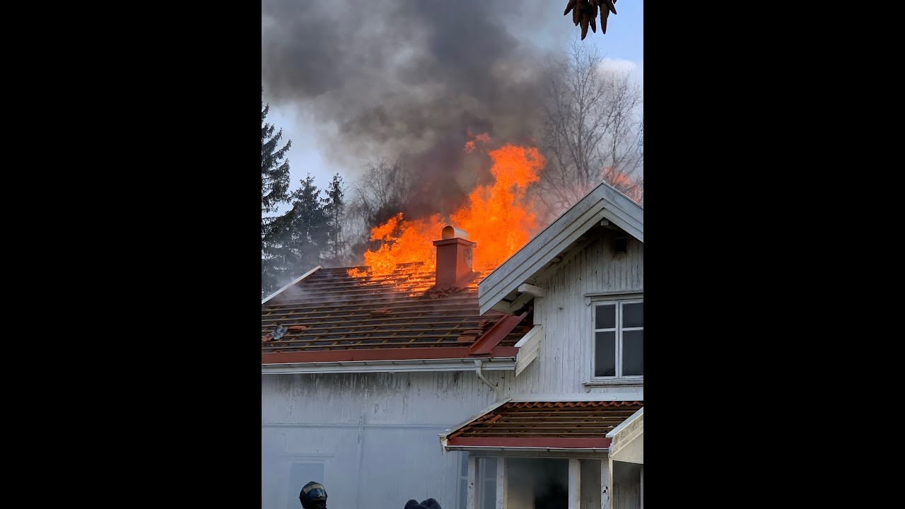 Røykdykking- og nedbrenningsøvelse - Askim 29.10.21